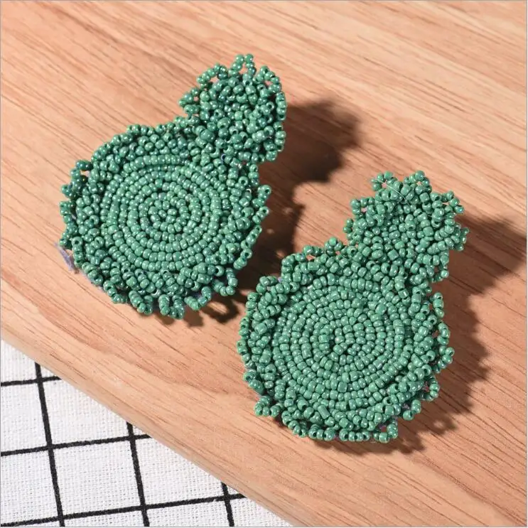 EG1001 Seed Statement Beaded Disc Earrings Bohemian Hoop Earrings Handmade Stud Drop Dangle Earrings
EG1001 Seed Statement Beaded Disc Earrings Bohemian Hoop Earrings Handmade Stud Drop Dangle Earrings