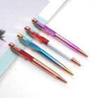 Creative Design Promotional Liquid Ballpoint Pen Custom Logo Crystal Oil Pen