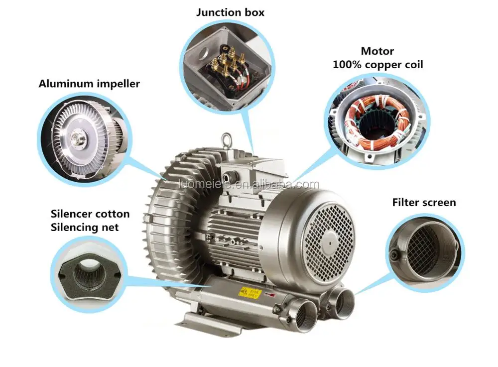 Channel Roots Type Blower, 2.2KW, 200-240, 150 - detail 12