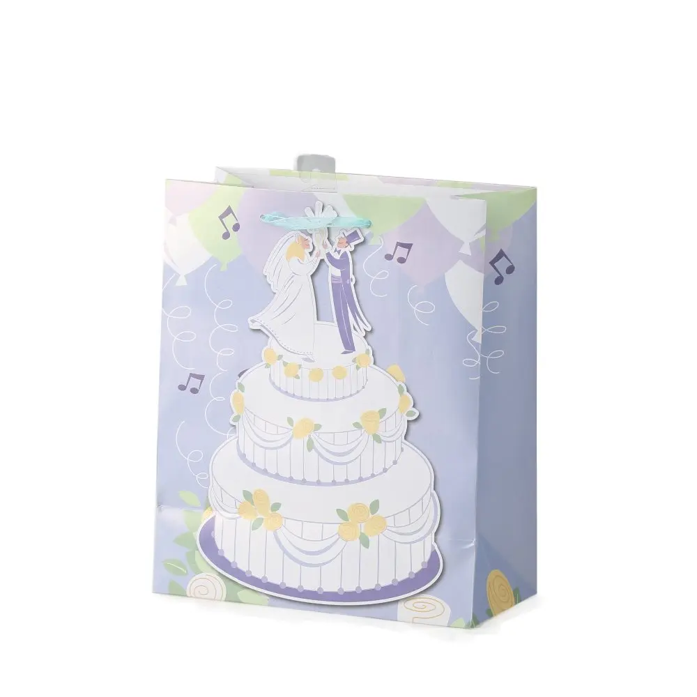 new handmade wedding customized design gift paper bag with
