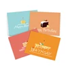 Custom Design 4x6 Inch Color Printable Happy Birthday Card Beautiful With Envelopes