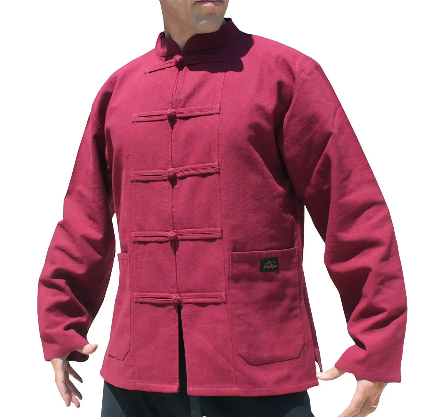 branded warm cotton professional chinese mandarin jacket plus