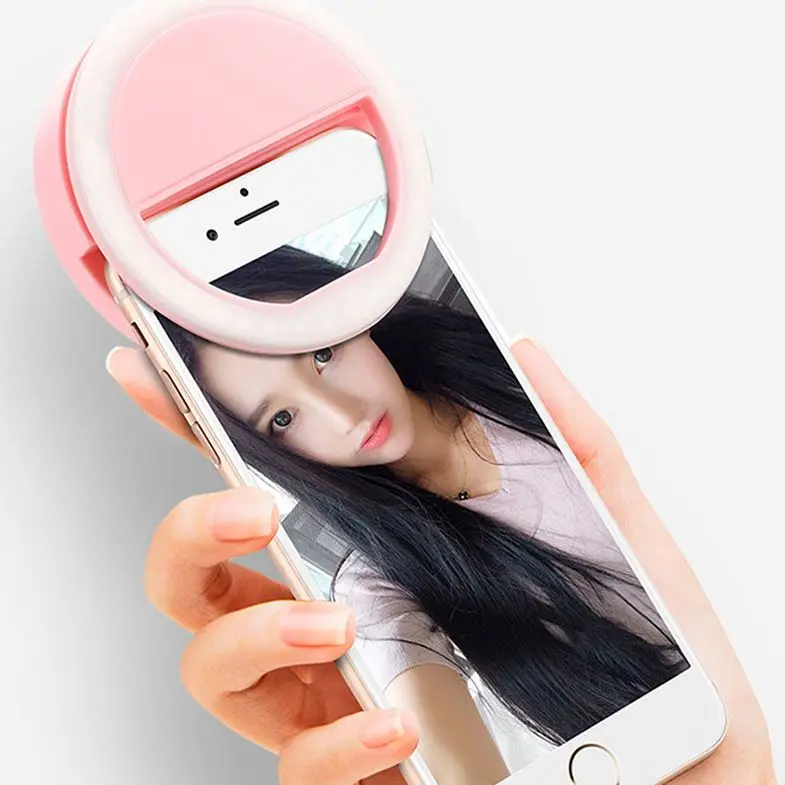 Portable Clip On LED Camera Mobile Phone selfie led light Selfie Ring Light, White;black;pink
Portable Clip On LED Camera Mobile Phone selfie led light Selfie Ring Light, White;black;pink