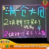 alibaba express new inventions led window board for shop hanging advertising transparent glass & aluminium frame