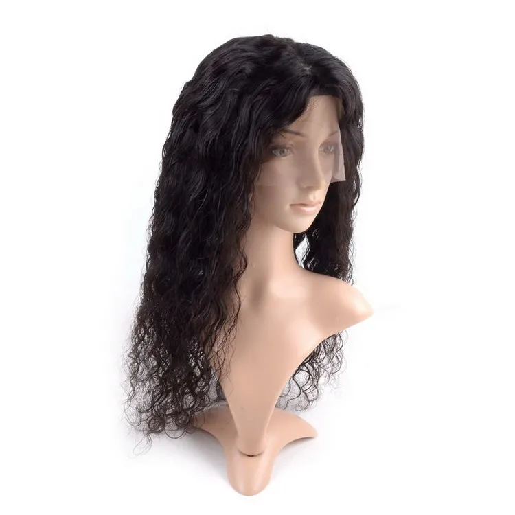 Doble dibujado brasileño de la onda del cuerpo de la peluca llena del cordón del pelo con el pelo del bebé negro pelucas natural visón pelucas de cabello brasileño para las mujeres negras