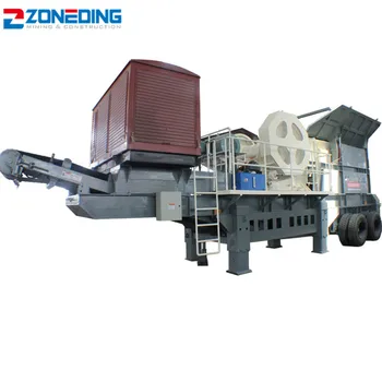 New type ballast crushing machine mobile quarry crushing plant price