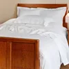 Luxury Single/double/queen/king size cotton bed sheets sets white