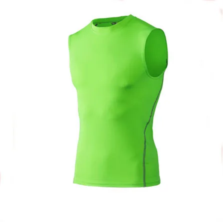 new lowest price summer men printed sleeveless short neon color tank top round neck wholesale