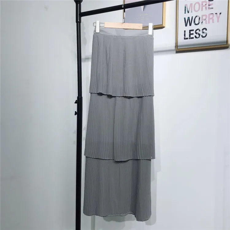 New collection good quality grey chiffon soft long skirts for muslim women, Brown,grey,black,white
New collection good quality grey chiffon soft long skirts for muslim women, Brown,grey,black,white