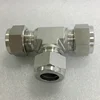 Union Tee, Double Ferrule Tube Tee Fitting, Compression Tee Fitting
