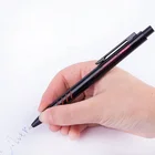 Black Metal Click Ballpoint Pen Custom Logo