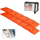 Recovery Track for Ice Snow Mud or Sand Ladder Emergency Traction for Vehicle Tires w/Carry Bag