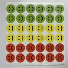 China good supplier best quality adhesive color smiely sticker label printing