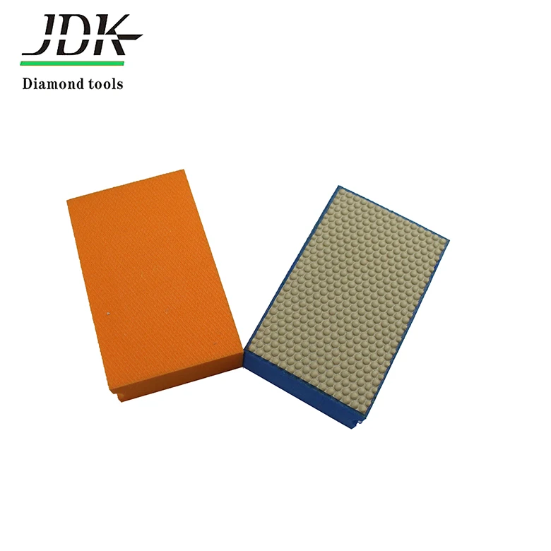 Resin diamond concrete sponge polishing pads