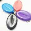 Custom silicone coin wallet mini rubber coin purse for promotion activity