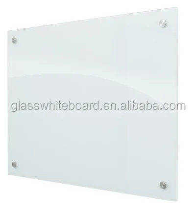 4mm EN 71 wall mounted magnetic glass wipe board
