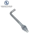 RF OEM & ODM adjustable plain 3/4''X12'' galvanized J hook hinge bolts
