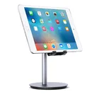 Gray Adjustable Aluminium 11 Inch Bed Aluminum Phone Tablet Display Stand