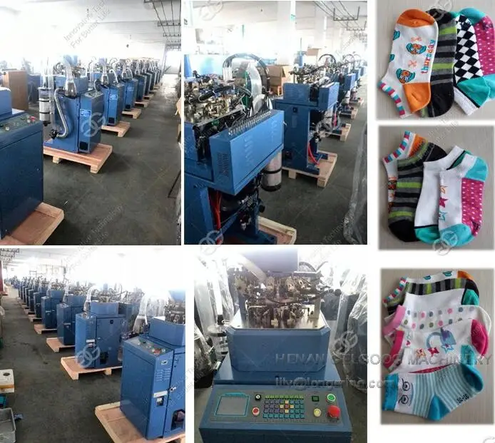 Factory Price Commercial Computerized Socks Knitting Machine Socks Production Line