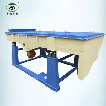 Linear type vibration screen sieve for sand with 2 decks of 0.6/0.9mm
