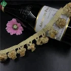 Traditional Style Mushroom Shape Pompom Lace For Clothing Decoration
