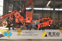 powered by diesel engine, low price for diesel engine small mobile stone crusher