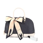Wholesale handbag ribbon cute animal twill silk women scarf