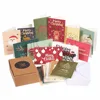 Bulk 36 Custom Christmas Cards Box Set Merry Christmas Card with 36 Assorted Designs