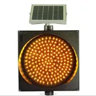 High Intensity Outdoor Shoulder Placed Flashing Solar Powered LED Traffic Fog Light