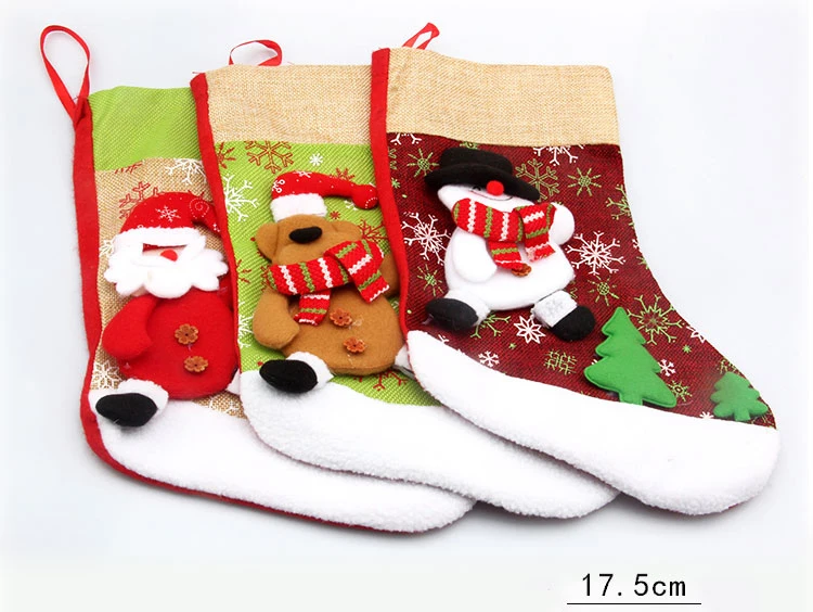 gift bag xmas tree hanging ornament christmas stockings santa
