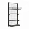 adjustable shelf/adjustable rack/adjustable display with wire mesh basket