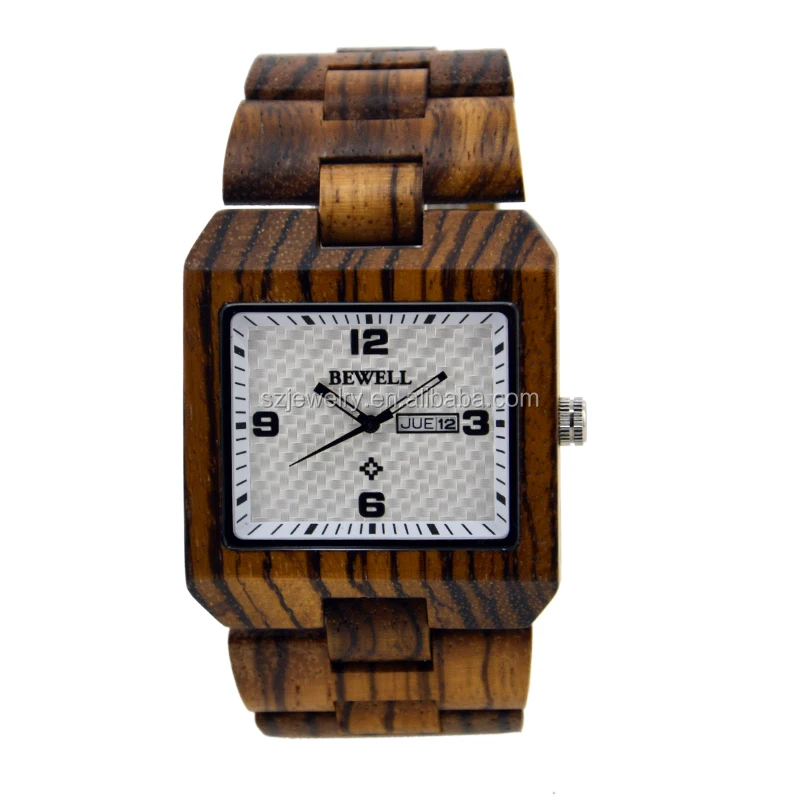 2016 Hot Sale Wholesale High Quality Watches Men Square Face Promotional Gifts Wood Watches Men