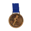 zinc alloy Antique copper plated sports award custom blank football sports medal