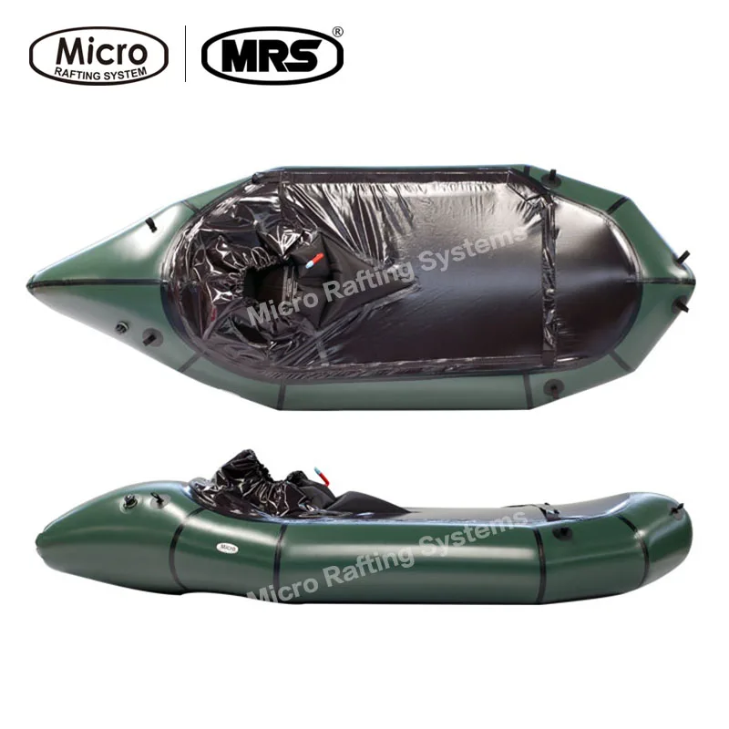 

[MRS]Micro rafting systems packraft boat ultralight boat green inflatable canoe