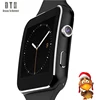 Hot Selling Wholesale X6 bluetooth Smart Watch 2019 Support Camera SIM Card android mobile phone