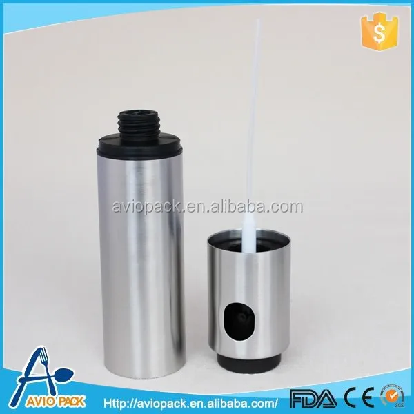stainless steel olive oil spray bottle for salad or barbecue