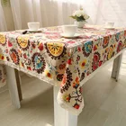 High Quality Colorful Tropical Floral Flower Tablecloth