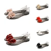 Mini Helisha high quality fashion jelly sandals in stock butterfly upper dress shoes for women and ladies