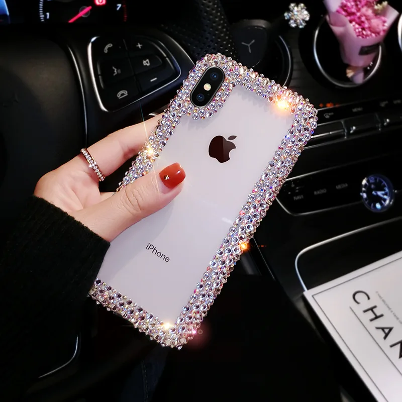 Diamond Edge Phone Case Bling Bling Back Cover for iPhone XS Max xr for iphone 8 plus
Diamond Edge Phone Case Bling Bling Back Cover for iPhone XS Max xr for iphone 8 plus