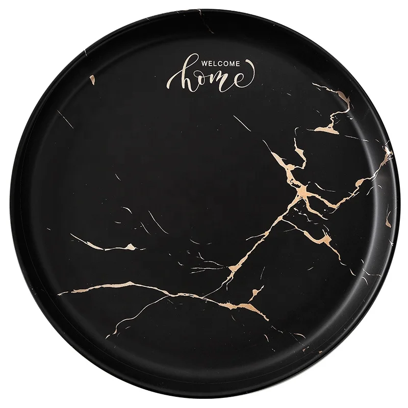 Best Selling Products Elegant Marbled Ceramic Platter, Black,white 
Best Selling Products Elegant Marbled Ceramic Platter, Black,white