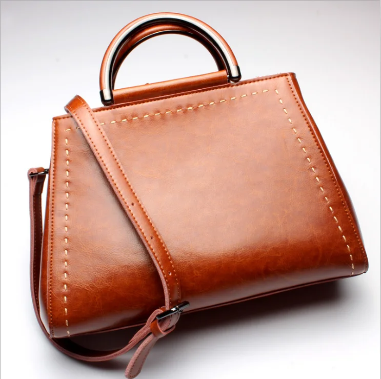 New Arrival Luxury Bags Women Handbags Designer Oil Wax Real Leather Tote Ladies Shoulder Bag Casual Brown Messenger Bags
New Arrival Luxury Bags Women Handbags Designer Oil Wax Real Leather Tote Ladies Shoulder Bag Casual Brown Messenger Bags