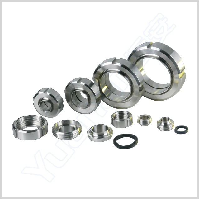 3A A270 SS304 316L Sanitary Pipe Fitting Stainless Steel SMS Union nipple
