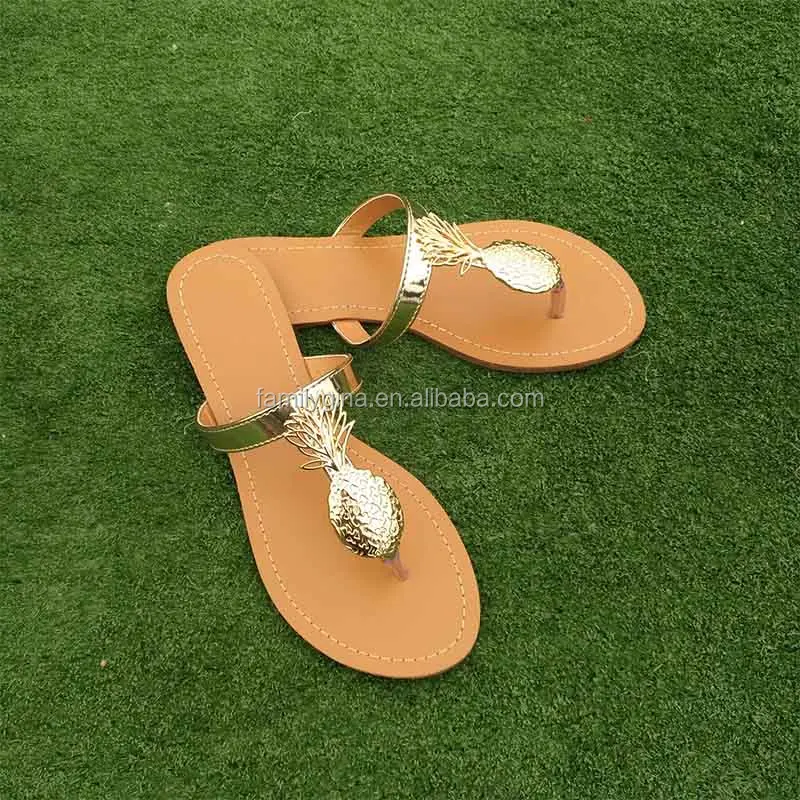 pineapple flipflops