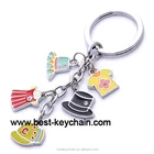 custom shape butterfly charm metal souvenir keyring (BK52799)