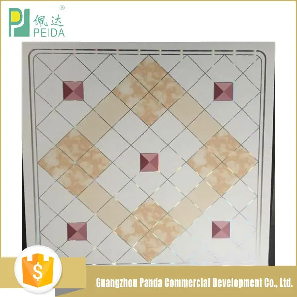 595x595x7mm Pvc Ceiling Tile Yuanwenjun Com