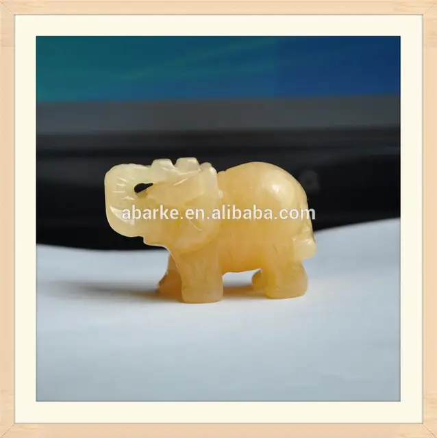 gemstone craft carving stone figurines for sale elephant statues