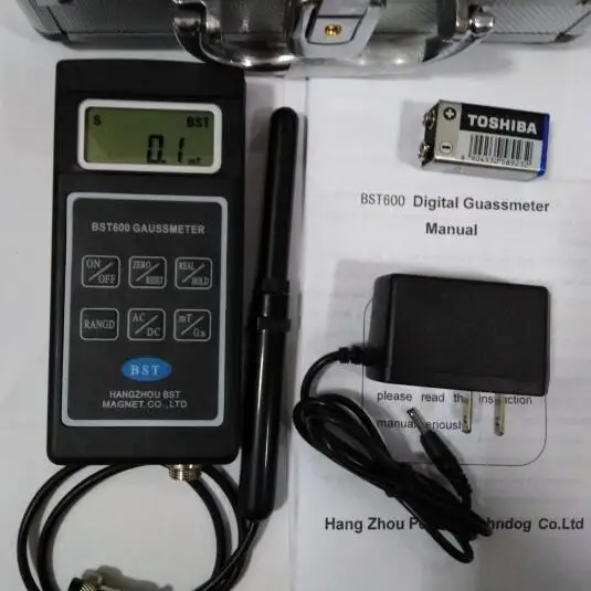 0~200MT~2000MT BST600 Gaussmeter/Teslameter , AC / DC Magnetic Field Gauss Meter BST-600
0~200MT~2000MT BST600 Gaussmeter/Teslameter , AC / DC Magnetic Field Gauss Meter BST-600