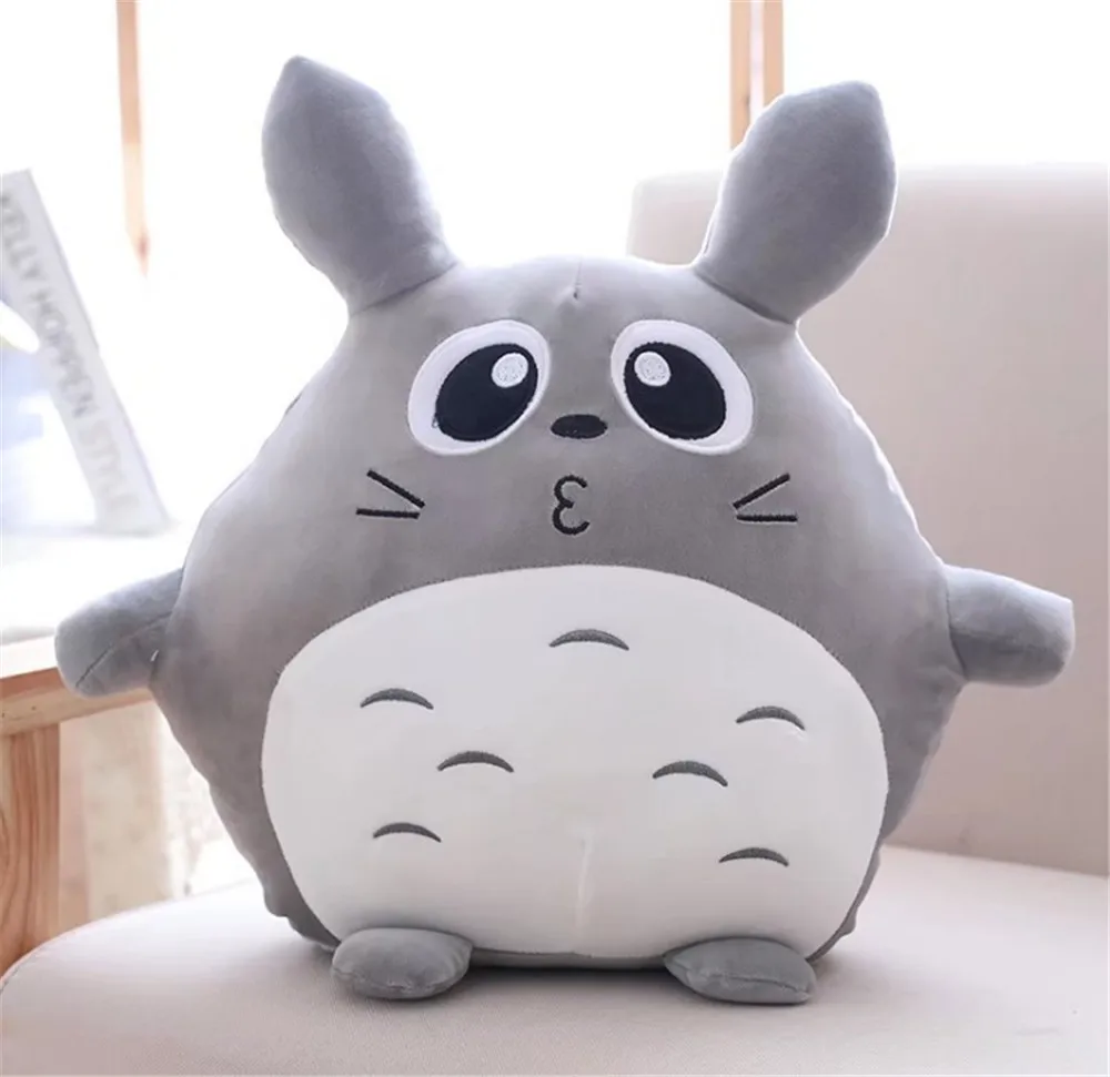 Fancytrader Japan Anime Totoro Plush Toy Giant 90cm Cute Cartoon Stuffed Totoro Doll Kids Pillow Baby Bedroom Decoration7