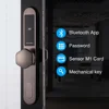 Waterproof Stainless Steel Bluetooth Mobile App Remote Control smart wifi Electronic door lock for Aluminum glass door