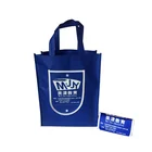 Promotional expandable durable reusable folding non woven bag